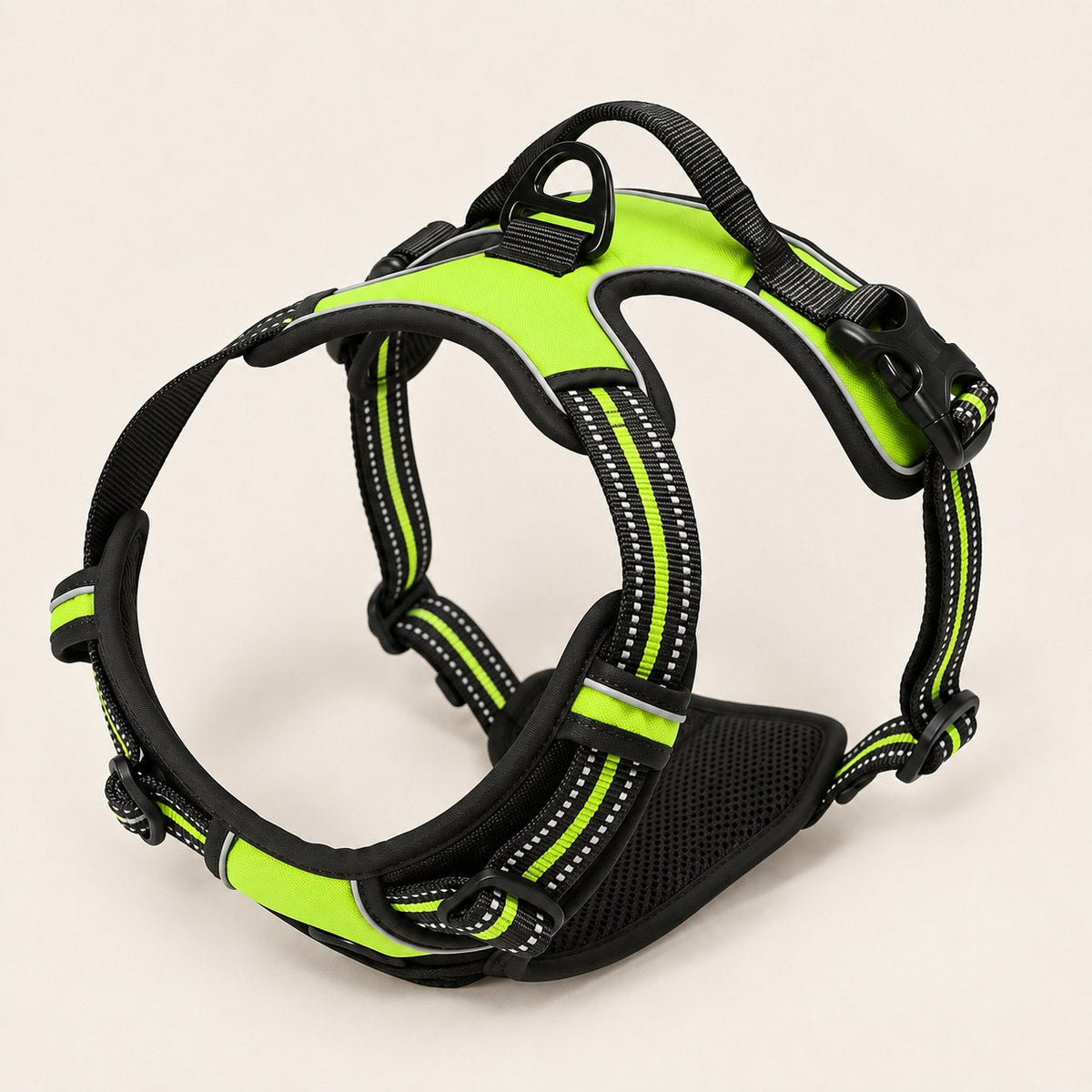 Harnais anti-traction Ancrava vert fluo